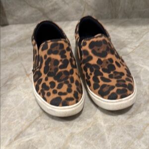 A New Day Brown Leopard Slip-Ons
